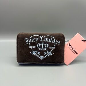 Juicy couture girlie royalty double sided trifold wallet